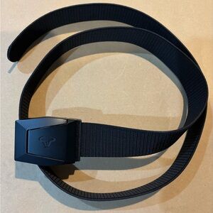 Black Tactical Belt with Geometric Buckle and bottle opener